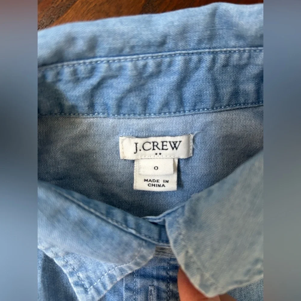 J. Crew Light Blue Denim Shirt